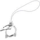 1pc Phone Lanyard Phone Rope Creative Phone Lanyard Phone Accessories (Silver)