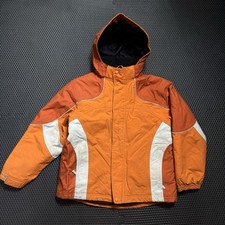 Vintage L.L.Bean Kids Thinsulate Winter Ski Jacket Colorblock Size M 10-12