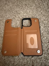 iPhone 13 Pro Max Wallet Phone Case Light Brown
