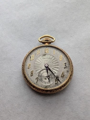 1900's Antique Waltham  Dueber Gold Filled Case 15j Pocket Watch