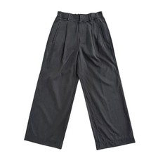 Everlane Draper Wide Leg Pleated Pant 8S Black High Rise Minimalist Career Chic