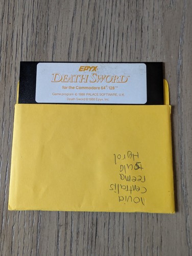 Death Sword EPYX Video Game Commodore 64 Disk Only 1988 Vintage Video Games - Picture 5 of 5