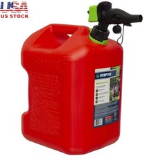 5 Gal Smart Control Gas Can Spill Proof Ergonomic Handle Fuel Container Durable