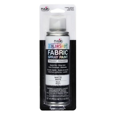Tulip ColorShot Instant Fabric Spray Paint, Permanent Color Spray-On Fabric P...