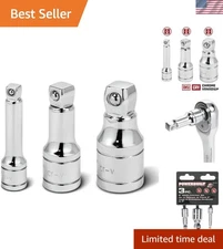 3-Piece Wobble Extension Set - Chrome Vanadium for Ultimate Versatility