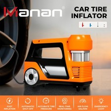 Manan 150PSI Car Tyre Inflator 12V Digital Air Compressor Auto-Off LED Fast Pump