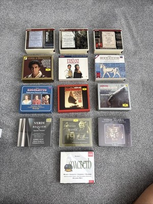 Classical CD Bundle VERDI Giuseppe La Traviata Lamberto Gardelli 13 CD box sets.