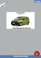 VW Caddy SB (20>) Reparaturanleitung Instandhaltung Wartung Inspektion PDF