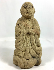 Rare Antique Stone Buddha Kishimojin Kishibojin Kariteimo Goddess of Children