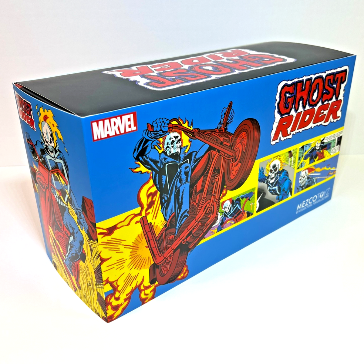 Mezco ONE:12 Marvel Johnny Blaze GHOST RIDER & HELL CYCLE Action