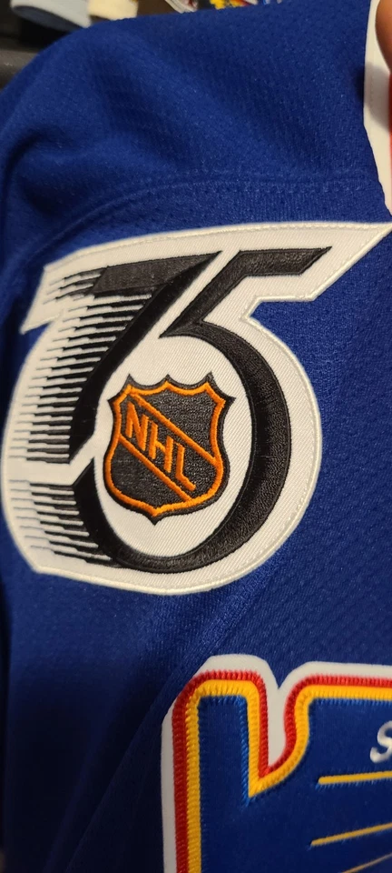 Camiseta St. Louis Blues Brett Hull CCM média NHL hóquei vintage - Imagem 4 de 4