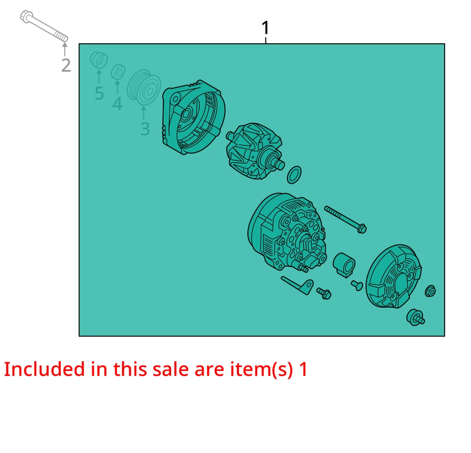 Alternador generador compatible con 15-19 SONATA 10216321 Foto 4 de 4