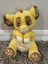 DISNEY PARKS THE LION KING 10" BABY SIMBA CUB PLUSH STUFFED ANIMAL