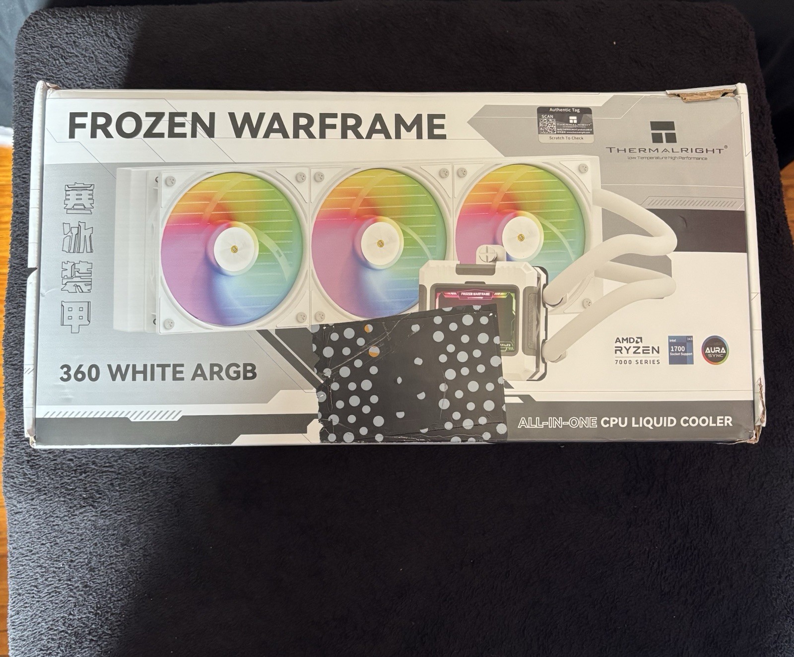 Thermalright FW360 WHITE ARGB CPU AIO Cooler, IPS LCD Screen
