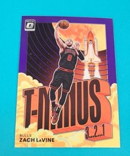 2021-22 Donruss Optic T-Minus 3...2...1 Purple #8 Zach LaVine Bulls Card x