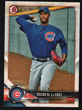 2018 Bowman Prospects  #BP59 - Oscar De La Cruz - Chicago Cubs  18-108