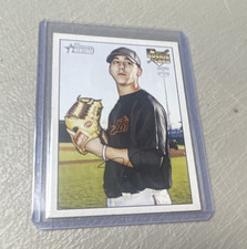 Topps 2007 Bowman Heritage Tim Lincecum Rookie #202 San Francisco Giants Card. rookie card picture