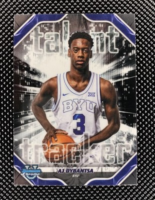 2026 Bowman Basketball AJ Dybantsa Talent Tracker TT-1 BYU