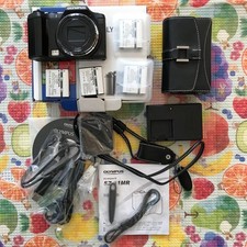 OLYMPUS SZ-31MR Black Compact Digital Camera 16MP Tested Working Japan