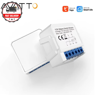 Zigbee Tuya 1/2/3/4 Gang Mini Smart Switch DIY Lichtschalter Modul Zwei-Wege Con