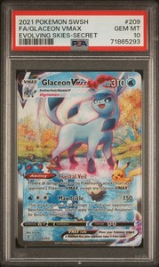 Glaceon Vmax Psa 10 | eBay