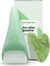 ROSELYNBOUTIQUE Gua Sha Facial Tools  Ice Roller for Face Green 