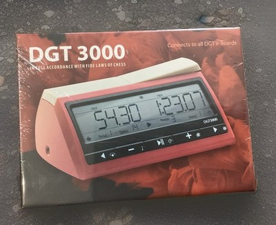 Chess Clock Timer. Digital Game Technology DGT3000 Fide Approved New Sealed Box