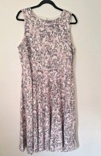 Dana Buchman Womens 16W Multi-color Cool dress 100% polyester