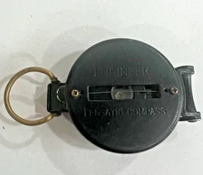 Vintage! Engineer Lensatic Directional Compass brass Traveling Hiking Boating