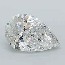 IGI Certified 2.30 CT Pear Cut Lab Grown (E/VS1) Loose Diamond For Jewelry