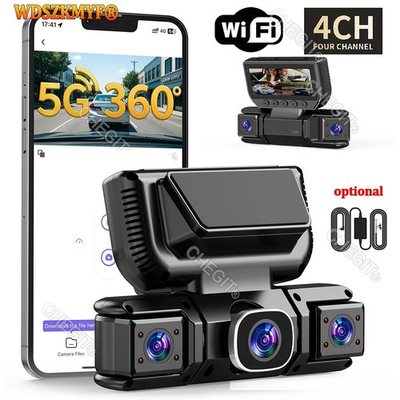 #ad Wireless Dashcam Front and Rear Camera SystemRechargeable 360 1080P Dash Cam $75.65