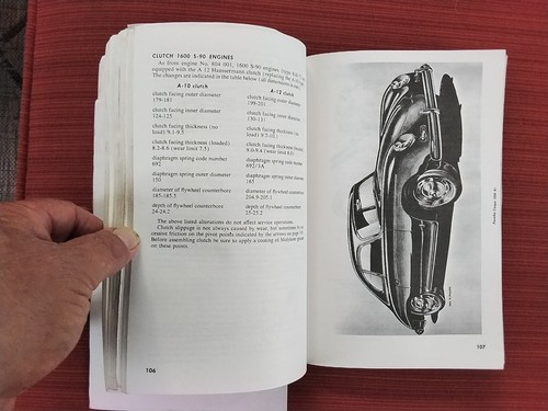 LIBRO DE SERVICIO TALLER REPARACIÓN ELFRINK MANUAL TÉCNICO PORSCHE 356 - Imagen 5 de 9