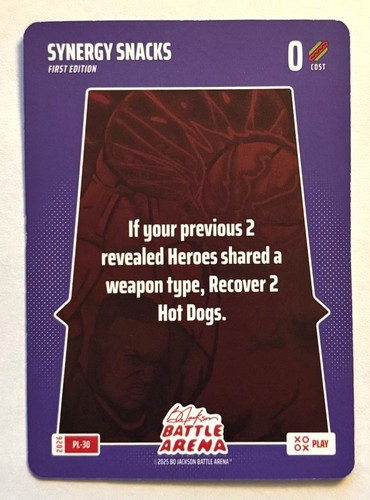 2026 Bo Jackson Battle Arena Synergy Snacks SP Play #PL-30 Griffey Edition