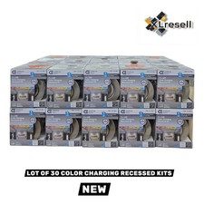 LOT OF 30 - Commercial Electric 3" LED Gimbal Recessed Downlight 2700K-5000K