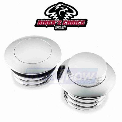 Bikers Choice Opo Up Gas Cap Set for 2008-2011 Harley Davidson FLSTSB Cross jz