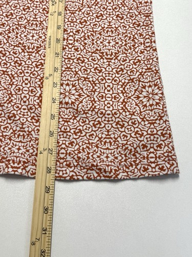 Croft & Barrow 2X 100% Baumwolle rost orange weiß dick Strick 3/4 Top Shirt Damen - Bild 9 von 10