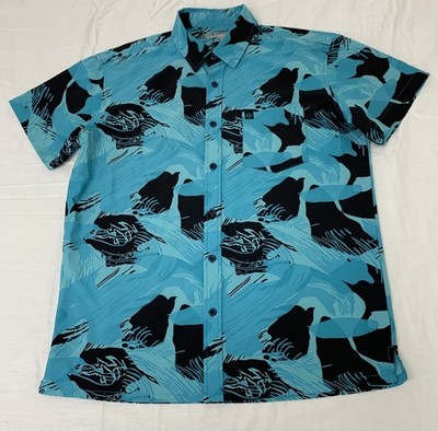 Warrior Co. Button Shirt Casual Polo Men's size L
