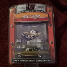 GREENLIGHT MUSCLE CAR GARAGE 1967 DODGE HEMI CORONET R/T