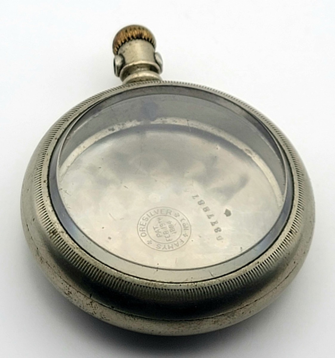 SB1: Fahys Oresilver 18s Pocket Watch Case 56mm – Pat. 1884 – 45mm