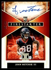 2022 Panini Impeccable Firestarter Signatures John Metchie III Rookie Auto 05/50