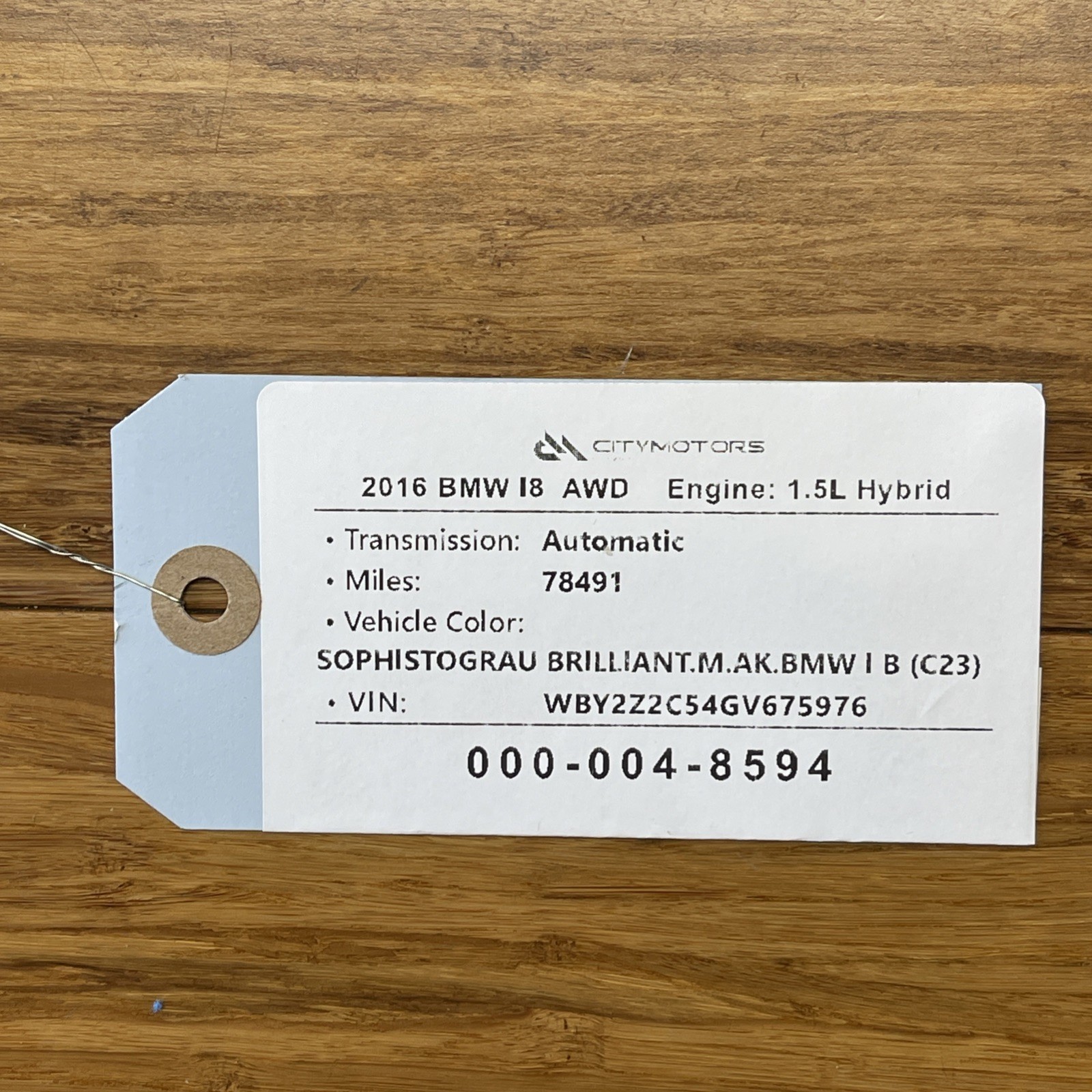 BMW i8 2014-2023 Rear Parking camera