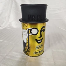 Planters Mr. Peanut Salted Cocktail Peanuts 100th Anniversary Tin Can Top hat