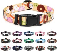 Hundehalsband Verstellbar Nylon Komfort Gemustert FüR Kleine GroßE Hunde Katzen