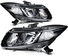 Pair Headlight Assembly Leftright For 2012-2015 Honda Civic 4dr Sedan2dr Coupe