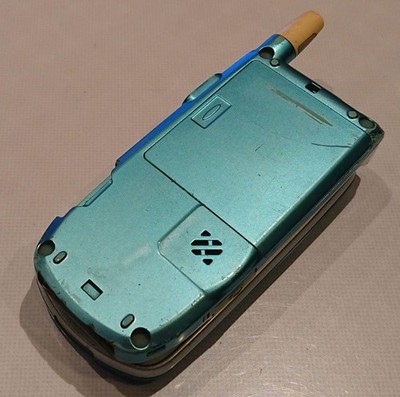 NTT docomo F506I Blue Mova Japanese Flip phone Garakei Keitai Cell