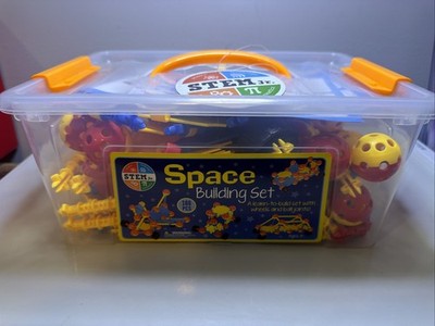 STEM Space Building Set 160 Pcs Ages 3+ Wonderbox Workshop Educational Toy NEW!