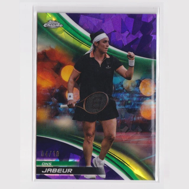 2025 Topps Chrome Tennis Sapphire Edition - Ons Jabeur Purple Refractor /10