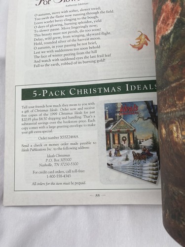 Ideals Magazine VOL. 56, NO. 5, Thanksgiving Issue, Family Recipes, Americans! - Foto 5 di 6