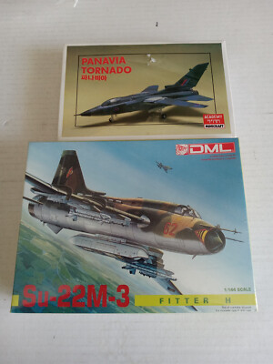 Fighter Bomber Model Kit LOT Mid 70s Academy Su-22m Panavia Tornado DML 1/144