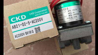 1PC NEW CKD Solenoid valve AB21-02-5-AC220V AB21-02-5 AC220V #LL